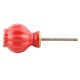 Solid Red Umbrella Ceramic Cabinet Knob